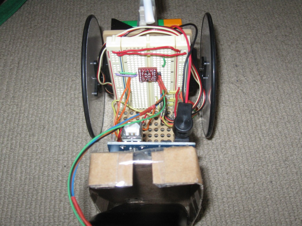 Wiring configuration on the Wheelchairbot robot