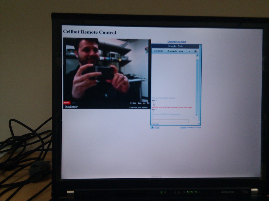 Remote telepresence web client