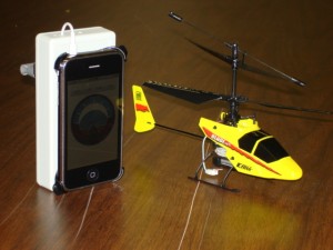 iPhone and R/C helicopter